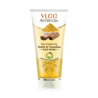 VLCC Ayurveda Skin Brightening Haldi & Chandan Face Wash 50 ml - Face Wash & Cleansers