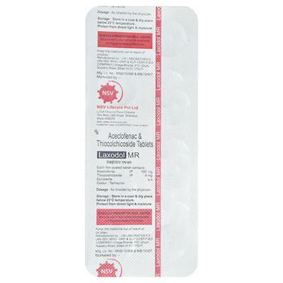 LAXODOL MR Tablet 10's - Pain relief-Nsa