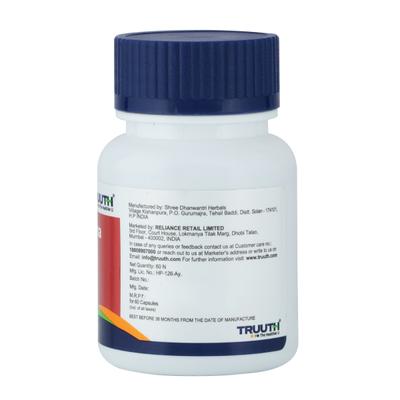 Truuth Ashwagandha 500mg Capsule 60's - Ashwagandha