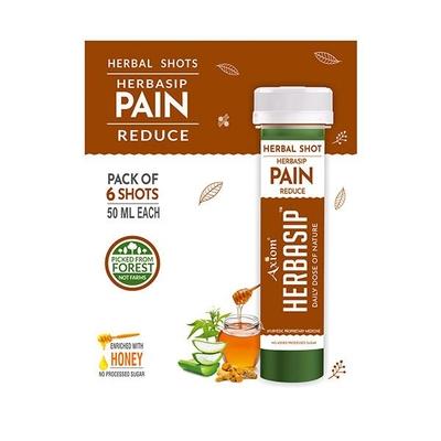 Axiom Herbasip Pain Reduce Juice Shots (Pack of 6 X 50 ml) - Ayurvedic Juices