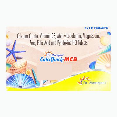 CALCIQUICK MCB Tablet 10's - Supplements-Cal