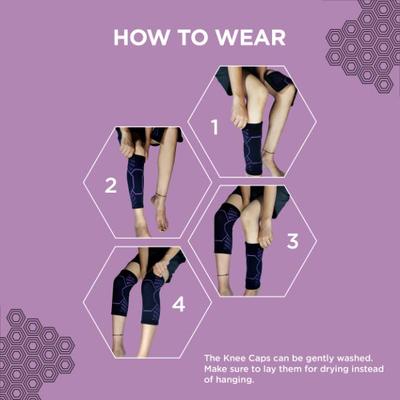 TruHabit Knee Cap - Black (L) - Knee/Leg Supports