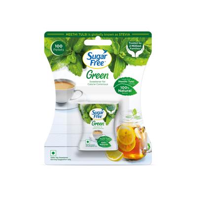 Sugar Free Green Stevia Pellets 100's - Sugar Substitute