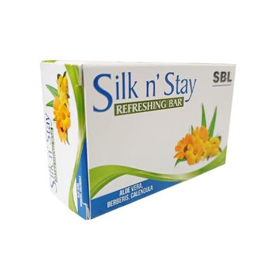 SBL Silk N Stay Bathing Soap (Aloevera+Berberis+Calendula) 75 gm - Personal Care(Homeopathy)
