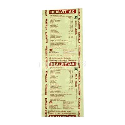Healvit AX Tablet 10'S - Supplements-Vam