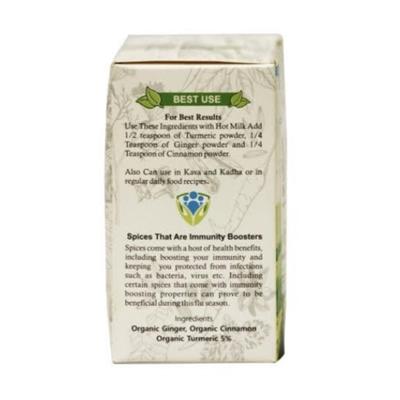 Farm Organic Immunity Booster Powder - Cinnamon + Turmeric + Ginger 300 gm - Vitamin C