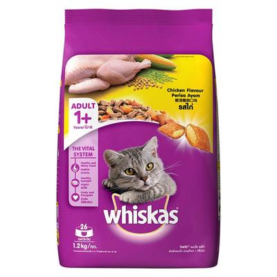 Whiskas Adult Chicken Flavor 1200 gm - Petfood