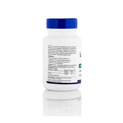 HealthVit L-Proline 500 mg Capsule 60's - Amino Acids