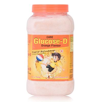 Care Glucose-D Powder - Orange Flavour 500 gm - Energy Drinks