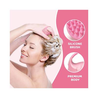 Rey Naturals Hair Scalp Massager Shampoo Pink Brush 1's - Hair Brushes