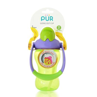 Pur Going Out Cup - Green 250 ml - Feeding & Nursing