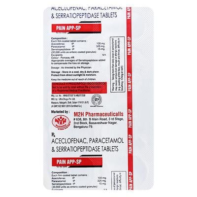 PAIN APP SP Tablet 10's - Pain relief-Ano