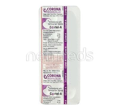 Cortel A Tablet 10'S - Hypertension-Ang
