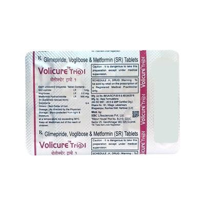 Volicure Trio 1 Tablet 10'S - Diabetes-Ant