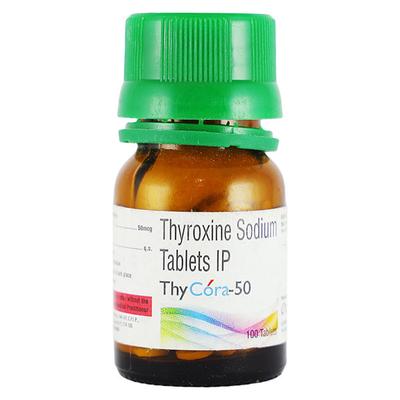 THYCORA 50 Tablet 100's - Hypothyroidism