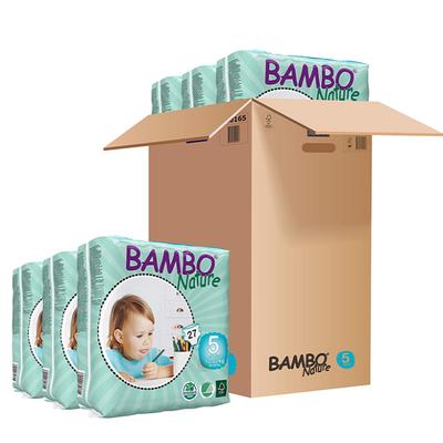 Bambo Nature Junior Baby Diapers 162's - Diapers & Wipes