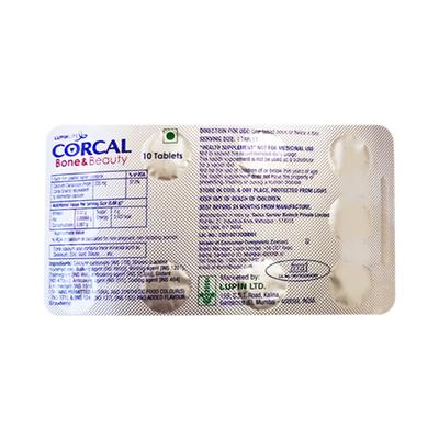 CORCAL BONE AND BEAUTY Tablet 10's - Supplements-Sup