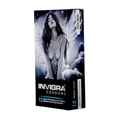 Invigra Feather Touch Condom 12's - Plain/Flavoured Condoms