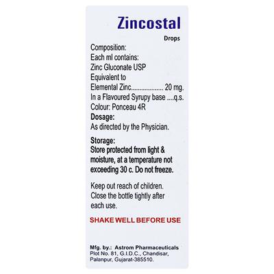 ZINCOSTAL Drops 30ml - Supplements-Vam