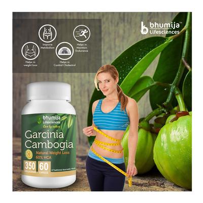 Bhumija Lifesciences Garcinia Cambogia 350 mg Capsule 60's - Herbal Dietary Supplement