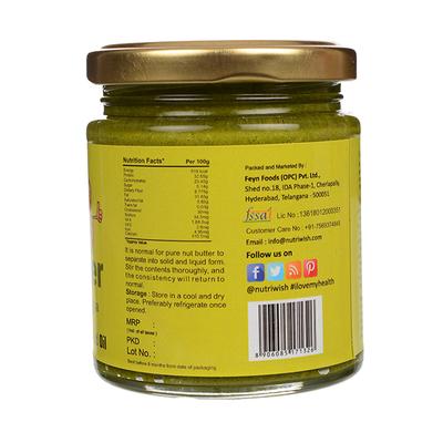 Nutriwish Peanut Butter with Whey Protein and Moringa 200 gm - Nutritional Bars