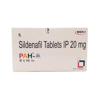 PAH 20mg Tablet 10'S - Impotence/Erectile Dysfunction (Ed)