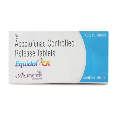 Equidol CR 200mg Tablet 10'S - Pain relief-Nsa
