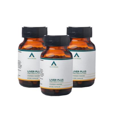 Age Ayurveda Liver Plus Veg. Capsule (Pack of 3 x 60's) - Speciality Medicines