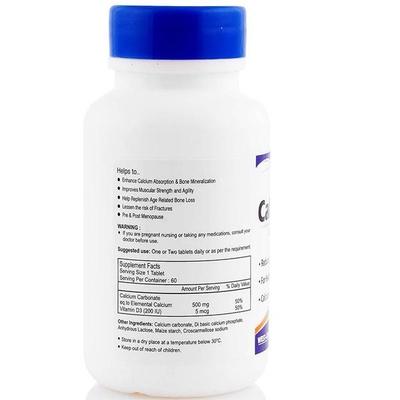 HealthVit Calvitan-D3 Calcium and Vitamin D3 Tablets (Pack of 2 x 60's) - Multi-Vitamins