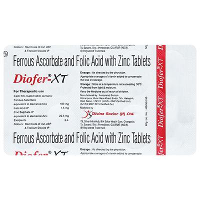 DIOFER XT Tablet 10's - Iron Supplement/Anaemia-Vma