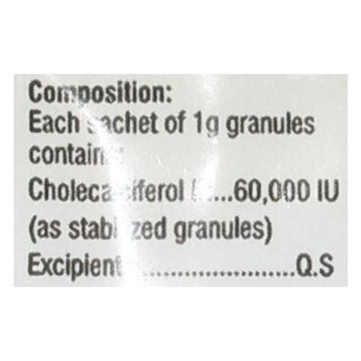 D3 PRO Sugar Free Granules 1gm - Supplements-Vit