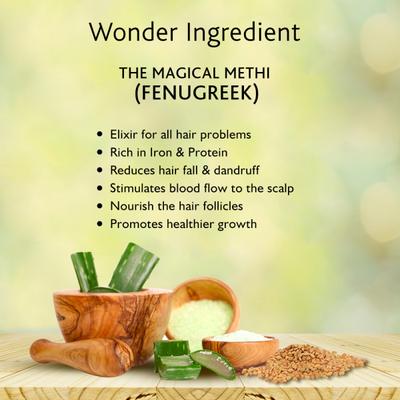 Manestream FenuRestore Hair Oil - Fenugreek & Aloevera 100 ml - Hair Oils