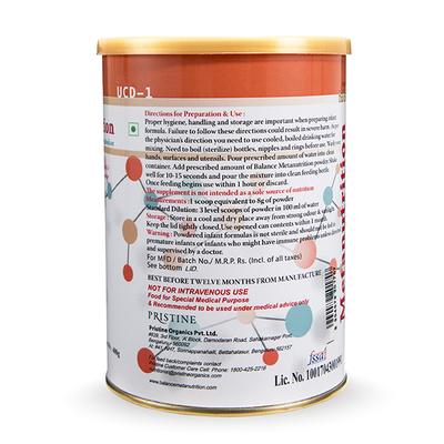 Pristine Balance Metanutrition UCD-1 (Upto 3 Years) Powder - 400 gm (Tin) - Baby And Infant Supplements