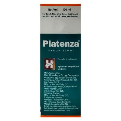 Himalaya Platenza Syrup 100 ml - Speciality Medicines