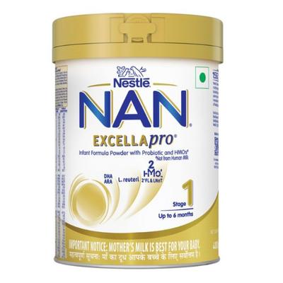 Nestle Nan Excellapro 1 (Upto 6 Months) Powder - Tin 400 gm - Baby And Infant Supplements