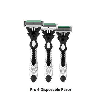 LetsShave Pace 6 Disposable Razor - Men 3's - Razors & Cartridges