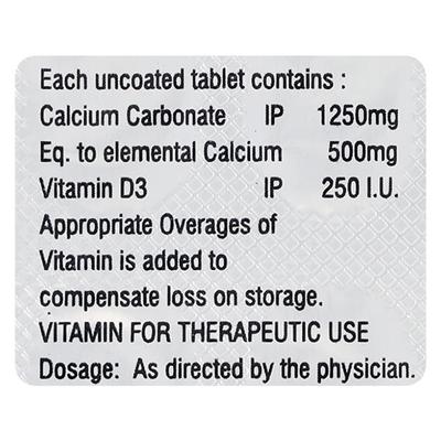 CAL VIC 500 Tablet 10's - Supplements-Vam