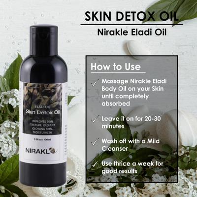 Nirakle Eladi Skin Detox Oil 100 ml - Personal Care (Ayush)