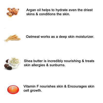 Donum Naturals Baby Moisturising Lotion - Oatmeal & Vitamin-F 220 ml - Creams, Lotions & Oils