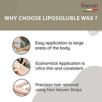 Depilah Liposoluble Wax - White Chocolate 800 ml - Hair Removal Accessories