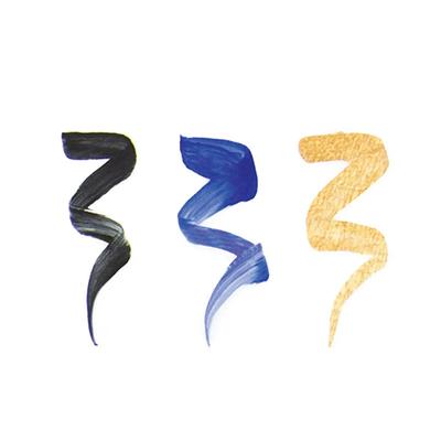 theBalm cosmetics Schwing Trio (14K Gold/Sapphire Blue/Black) Liquid Eyeliner 5.1 ml - Eyeliners
