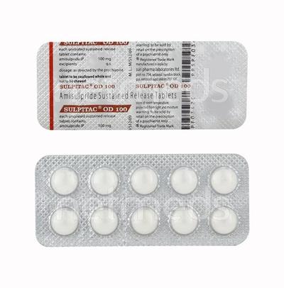 Sulpitac OD 100mg Tablet 10'S - Schizophrenia-Aps