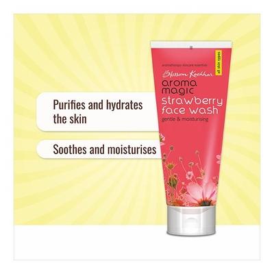 Aroma Magic Face Wash - Strawberry 100 ml - Face Wash & Cleansers