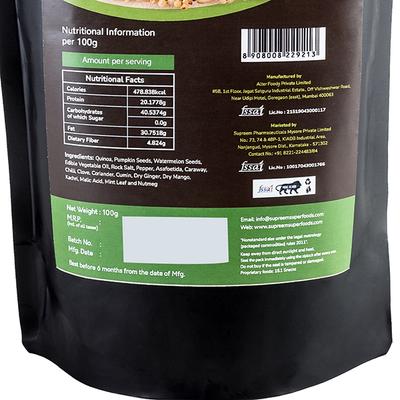 Supreem Super Foods Normalife Seeds - Quinoa Seedy Mix 100 gm - Nutritional Bars