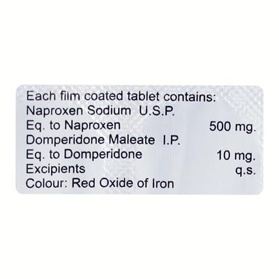 NAPRONES D Tablet 10's - Pain relief-Nsa