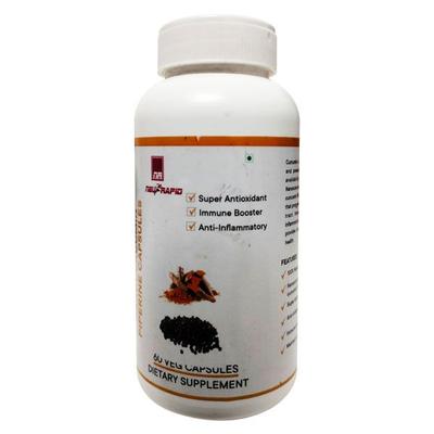 Neurapid Nano Curcumin with Piperine Veg Capsule 60's - Herbal Dietary Supplement
