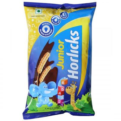 Junior Horlicks Powder - Chocolate (1-6 Years) (Pouch) 400 gm - Baby And Infant Supplements
