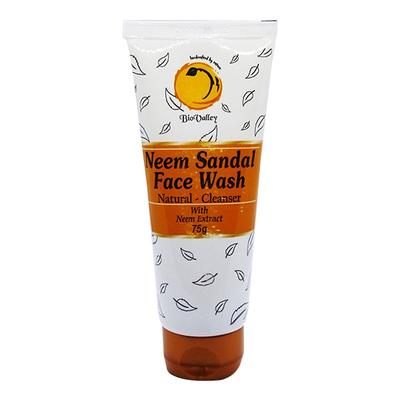 Bio Valley Neem Sandal Face Wash 75 gm - Personal Care(Homeopathy)