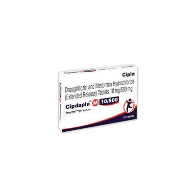 CIPDAPLA M 10/500 Tablet 10's - Diabetes-Ant