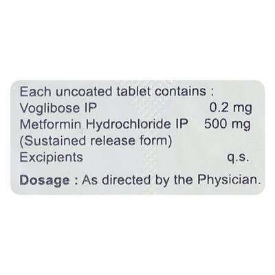 VOGLIBASE M 2 Tablet 10's - Diabetes-Ant